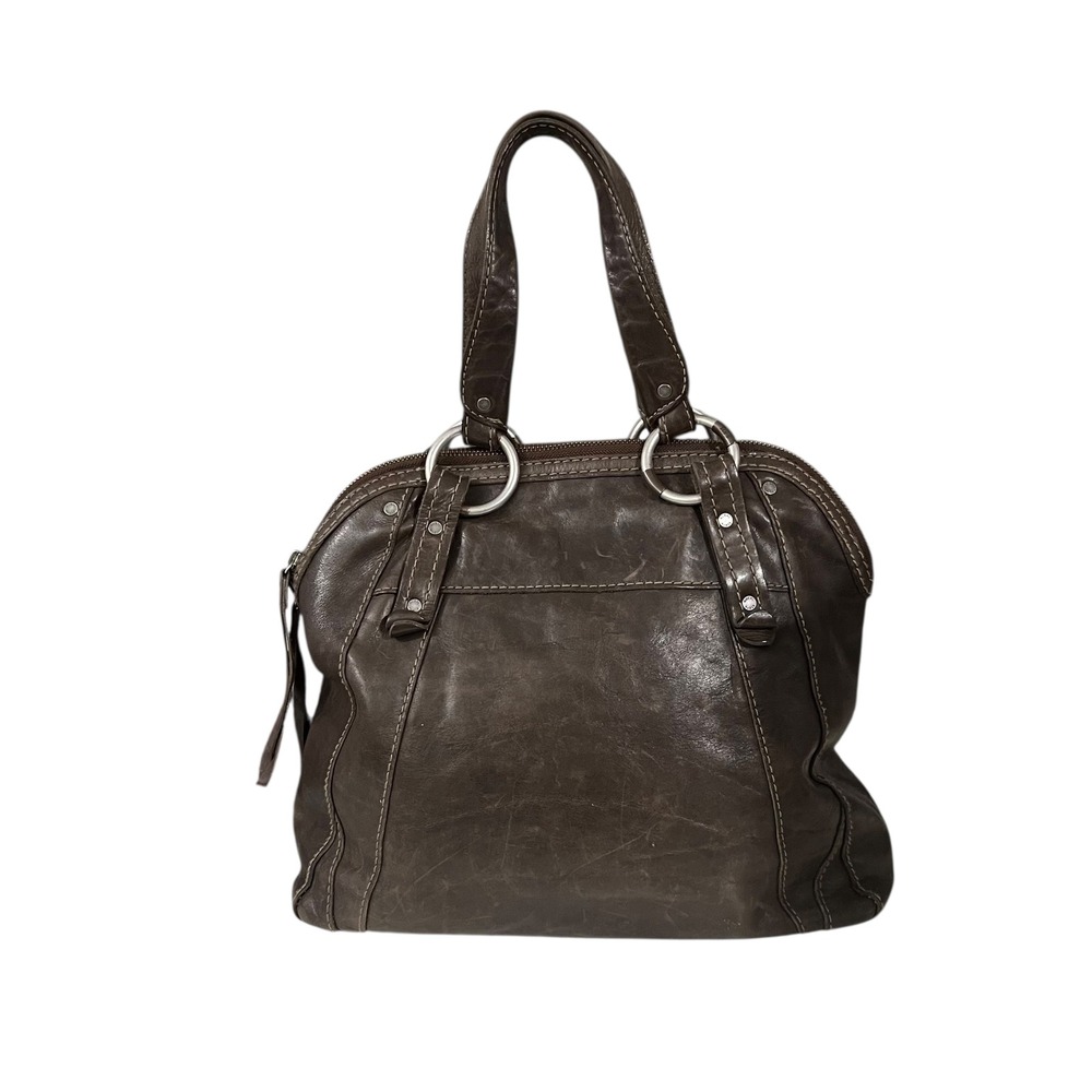 RUEHL No.925 Aubree Brown Leather Shoulder Bag Purse Abercrombie Italian Design - Picture 2 of 10